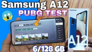 Samsung galaxy A12 PUBG TEST  Samsung galaxy A12 Gaming Test & Graphics Test