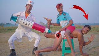 Must Watch New Comedy Video Very Special New Trending Comedy Video 2024Injection Funny Video Epi 352