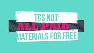 How to Prepare for TCS NQT? (All paid or unpaid materials free)