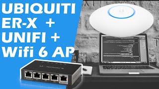 Ubiquiti ER-X + Access Point U6 + UniFi Docker Container