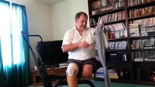 102 Above the knee shrinker-preparing for prosthetic leg-AKA BKA