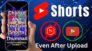 How to change any YouTube Shorts thumbnail, even after uploading! 2024-2025