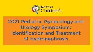 2021 Pediatric Gynecology and Urology Symposium: Identification and Treatment of Hydronephrosis