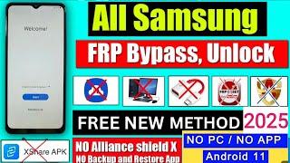 All Samsung FRP Bypass New Trick 2025 | Android 11 ,12 || Without Pc | Without Sim Pin Lock |