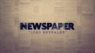 FREE - Newspaper Effect Title Into Template With Tutorials | After Effects