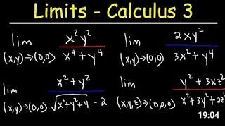 Limits and continuity for multivariable functions