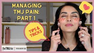 Part 1: Managing TMJ Pain Effective Tips & Exercises - Priya Mistry, DDS (the TMJ doc) #tmjpain