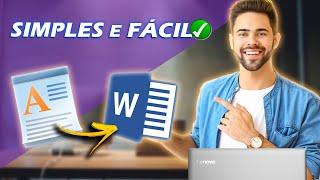 Como Converter Wordpad para PDF [Rápido e Fácil] Duas Dicas