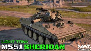 M551 Sheridan T2 Light Tank (Gacha) Overview & Gameplay! | MWT Tank Battles