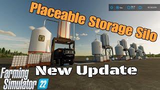 Placeable Storage Silo   / New UPDATE for all platforms on FS22