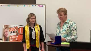 Honoring Valedictorian Shelby Wells