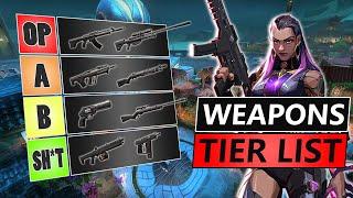 *NEW* Weapons Tier List | Valorant 2023