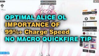 How to OPTIMIZE ALICE BUILD | 99%+ Charge Speed IMPORTANCE | QUICKFIRE TIP | Nikke Unit Build Guide