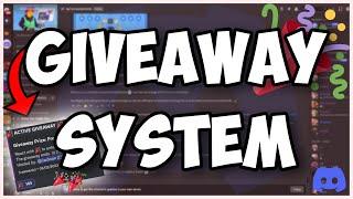 How to make a GIVEAWAY SYSTEM for your Discord Bot! || Discord.js V14