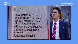 Una  pezza di Lundini - commenti su Twitter