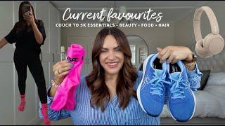 COUCH TO 5K RUNNING ESSENTIALS | HEALTHY FOOD LOVES AND CURRENT HAIR AND BEAUTY FAVOURITES 2024