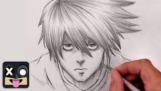 How To Draw L | Deathnote