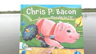 The pig with WHEELS!?  Chris P. Bacon | World English School Today