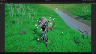 Showcase Attack Combo In Unity Game Engine (Genshin / Souls - Like)