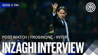 SIMONE INZAGHI INTERVIEW | FROSINONE 0-5 INTER ️