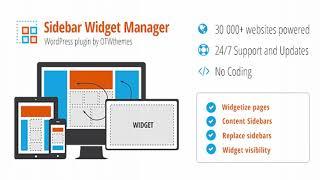 Sidebar & Widget Manager for WordPress | Codecanyon Scripts and Snippets