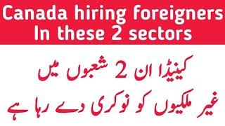 Canada hiring foreign workers | Canada work permit | Canada immigration | Fresher jobs | Canada PR