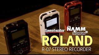 Roland R-07 Stereo Recorder at Winter NAMM 2018