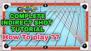 How to Calculate INDIRECT/CUSHION Shots in 8 ball pool - Complete Tutorial for beginners