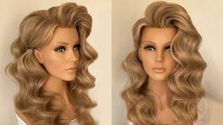 Hollywood waves 2024. Hairstyle tutorial
