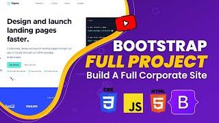 Bootstrap 5 Corporate Full Build: Build Homepage (Part 32)