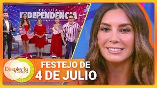 Eli Gutiérrez celebró con su familia de la TV la Independencia | Despierta América | Hoy | 4 julio