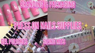 SUPPLIES YOU NEED TO START A PRESS ON NAIL BUSINESS  | INVENTORY LIST | EVERYTHING YOU NEED
