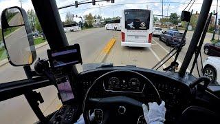 Bus Driving POV High School Prom Convoy (and some bus troubles)