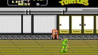 Teenage Mutant Ninja Turtles II - The Arcade Game for NES Video Walkthrough Part 7
