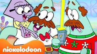 Patrick Show | 25 minuten als twee druppels water op Patricks vader ⭐️ | Nickelodeon Nederlands