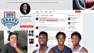 2019 NBA Draft Adrian Wojnarowski Twitter Tracker