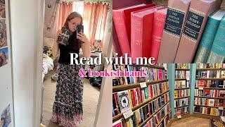 read with me for a week (+ book shopping)