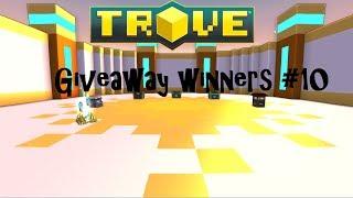 trove - winners for giveaway #10