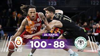 Galatasaray Nef 100-88  Ayos Konyaspor - Türkiye Sigorta Basketbol Süper Ligi