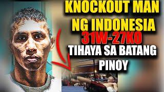  knockout man ng Indonesia | tihaya sa pinoy na tubong CEBU CITY