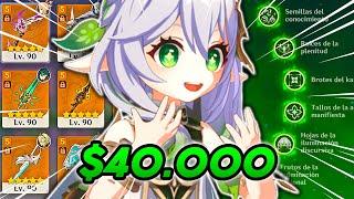  UN MILLONARIO me PAGO para ANALIZAR SU CUENTA de $40.000  | Genshin Impact