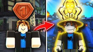 Noob Goes From Rank 1 to Max Rank! in Toilet Tower Defense Roblox