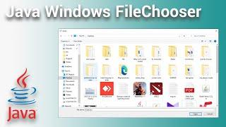 Java Swing - Windows FileChooser using JnaFileChooser