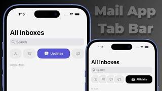 Recreating Mail App’s Tab bar | SwiftUI