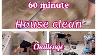 I challenged myself to clean the whole house in 60 minutes!