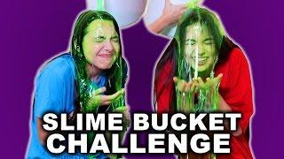 Slime Bucket Challenge - Merrell Twins