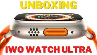 UNBOXING e REVIEW IWO WATCH ULTRA - COM GPS, SOS, 173 MODOS DE ESPORTE. IWO WATCH ULTRA SERIES 8