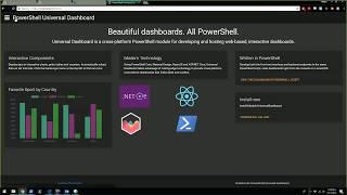 PowerShell Universal Dashboard with Adam Driscoll