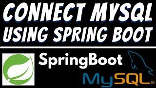 How to connect Mysql using Spring boot Java and also create table in database tutorial