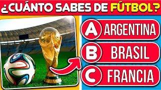 ¿CUÁNTO SABES de FÚTBOL?  NIVEL FÁCIL  | PREGUNTAS y QUIZ de FUTBOL